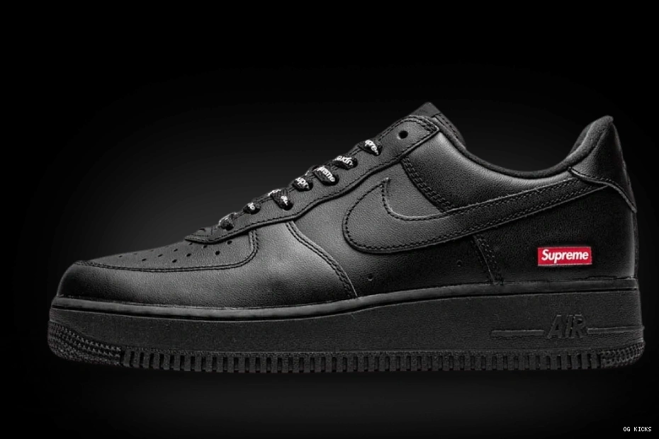 1 Force Air Supreme Black Low Nike 0717